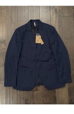 PJ Paul Jones Mens Casual Sport Coat Blazer One Button Lightweight Navy Size S