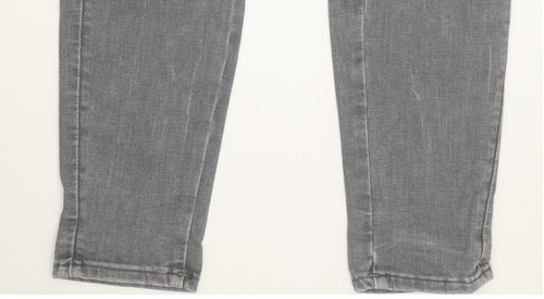 G-Star Biwes Stripe Women Grey Skinny Slim Stretch Jeans W28 L32 (99406) - Picture 5 of 8