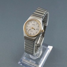 SEIKO Spirit 3E22-0050 Women's Wristwatch Gold Silver 10 ATM Working Condition