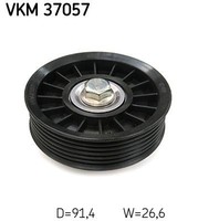 SKF VKM 37057 Umlenk-/FüHrungsrolle, Keilrippenriemen Links FüR Jaguar