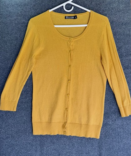 7th Avenue Design Studio New York & Company Cardigan (Mustard Color)