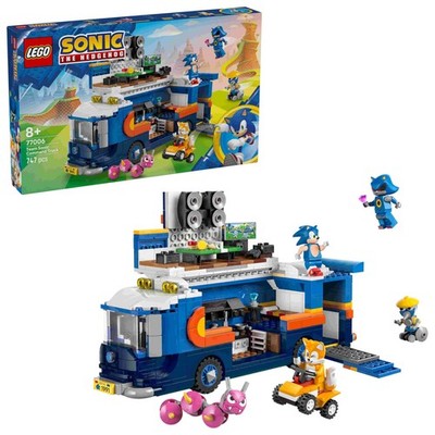 LEGO 77006 Sonic Team Sonics Kommando-Truck, 5 Figuren, Kreative Funktionen