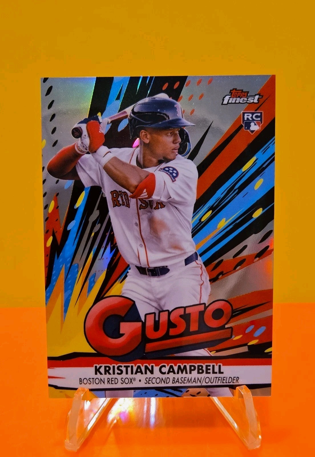 2025 Topps Finest Kristian Campbell RC #G-26 "Gusto Rookie" Red Sox