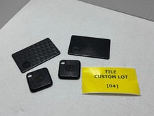  4-PACK TILE PRO / SLIM BLUETOOTH TRACKER ITEM FINDER - CUSTOM LOT 04 