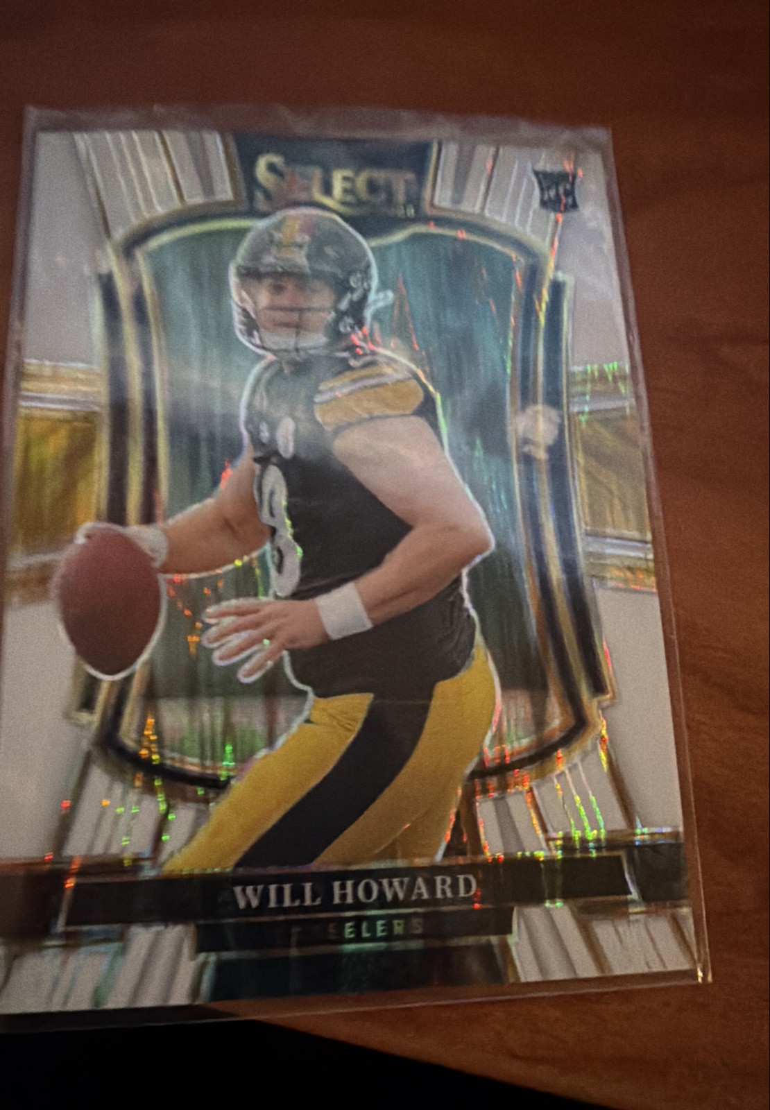 2025 Panini Select - Premier Level Will Howard #152 White Shock Prizm /799 (RC)