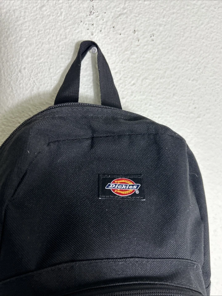 Dickies Brand Mini Black Backpack Polyester 9x7x4 Flaw - Image 3 of 4