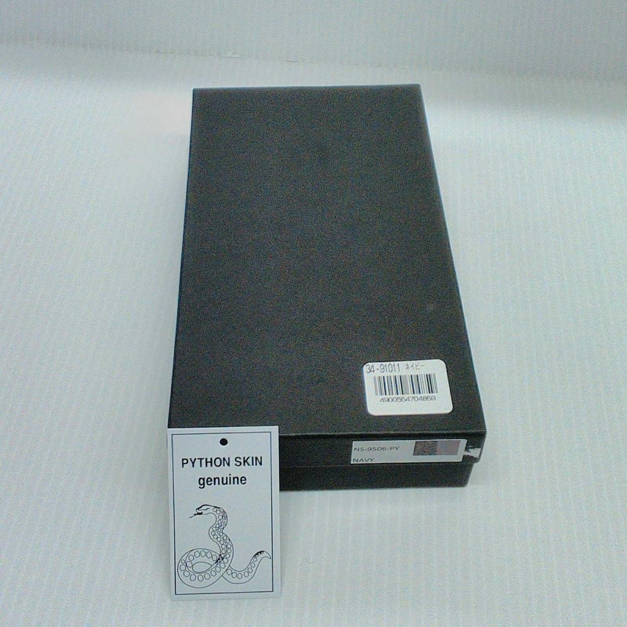 Long Wallet Model Unused Python Leather Python Le… - image 14