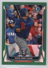 2014 Bowman Chrome Green Refractor 51/75 Shin-Soo Choo #63 0o9