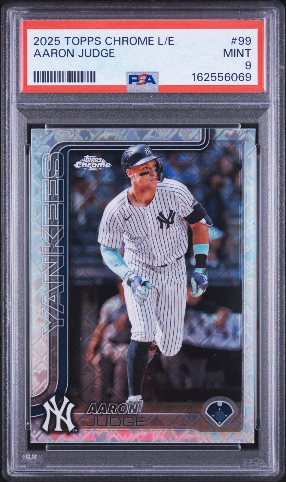 2025 Topps Chrome Logofractor Edition - Aaron Judge #99 PSA Graded - Low Pop