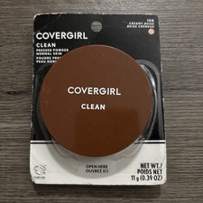COVERGIRL Clean Pressed Powder 150 CREAMY BEIGE Original Talc