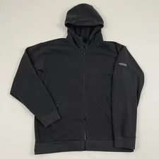 Sitka Essential Full Zip Hoody Jacket Mens XL Black Gray Fleece Hunting Outdoors