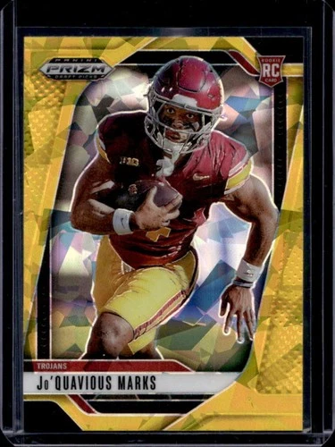 2025 Panini Prizm Draft Picks Woody Marks RC Gold Ice Rookie #138 Trojans