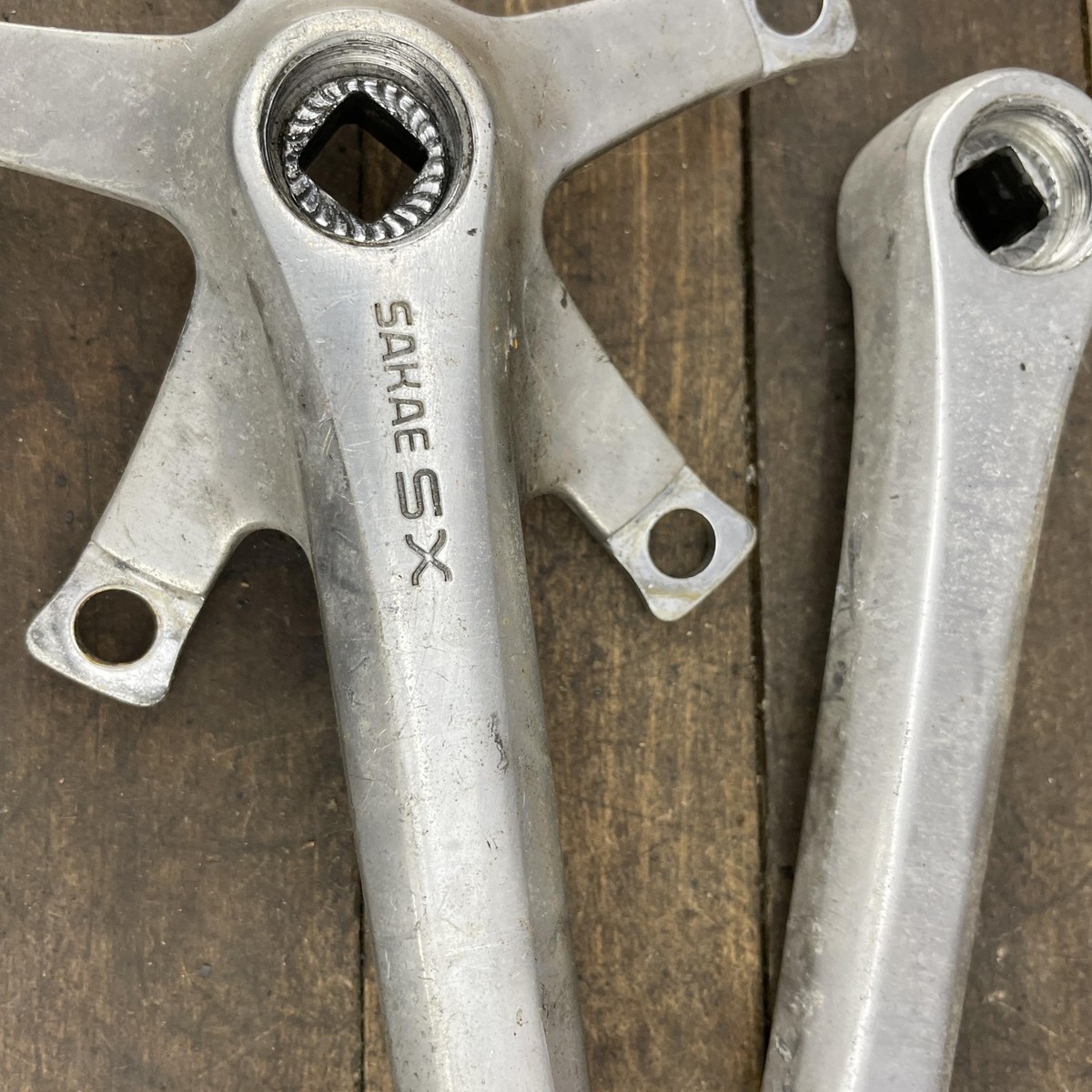 Vintage Sakae SX SR 170mm Crankset 130 BCD Square Taper Japan Road