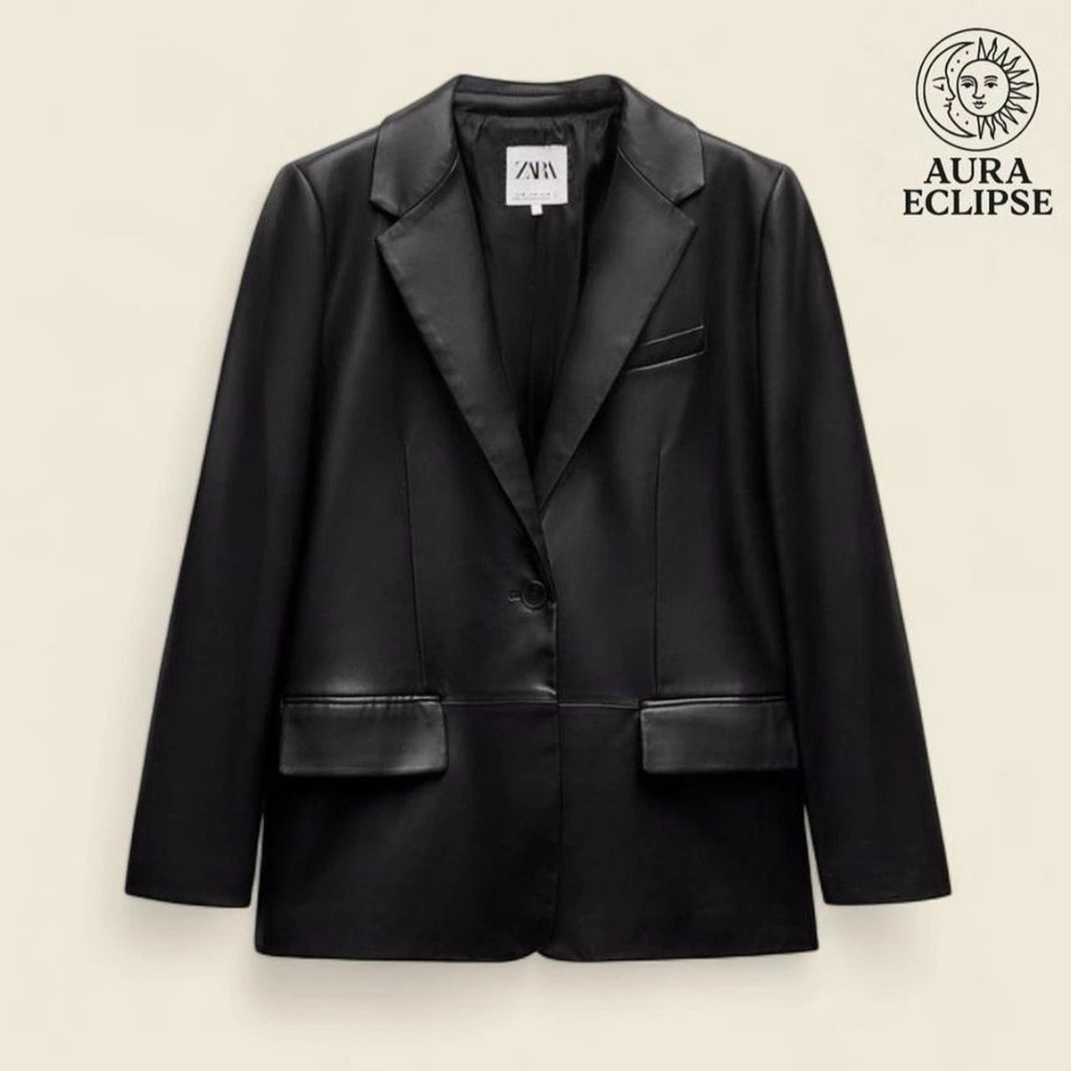 Zara Faux Leather Outer Shell Blazers for Women for sale | eBay