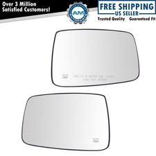 Exterior Mirror Glass Pair Lh Rh Sides Power Heated For Dodge Ram 1500 2500 Exterior Mirror Glass Pair Lh Rh Sides Power Heated For Dodge Ram 1500 2500