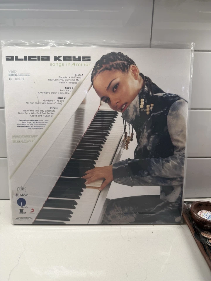Alicia Keys Songs In A Minor VMP Green Galaxy Colored Vinyl 2LP RARE Foto 2 de 3