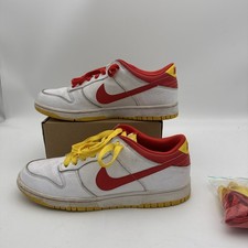 2008 Nike SB Dunk Low NYX McDonalds Ronald Mcdonald White Red Yellow 9