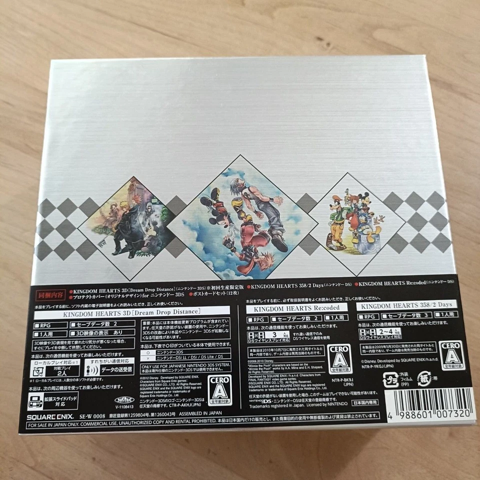 Kingdom Hearts 10th Anniversary Box Nintendo 3DS Japan Collectible Toys - Image 2 of 4