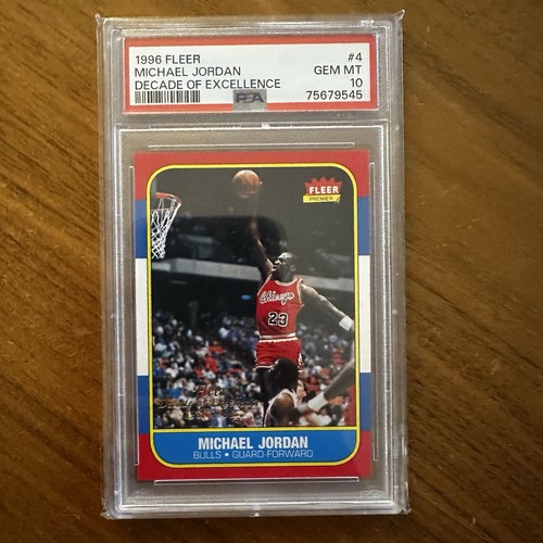 Michael Jordan 1996 Fleer #4 PSA 10