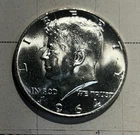 1964 Silver Kennedy Half Dollar - Uncirculated / BU - J134
