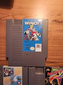 Vintage  NES Video Game Lot of 3 Paperboy, Friday 13th, Mario/DuckHunt