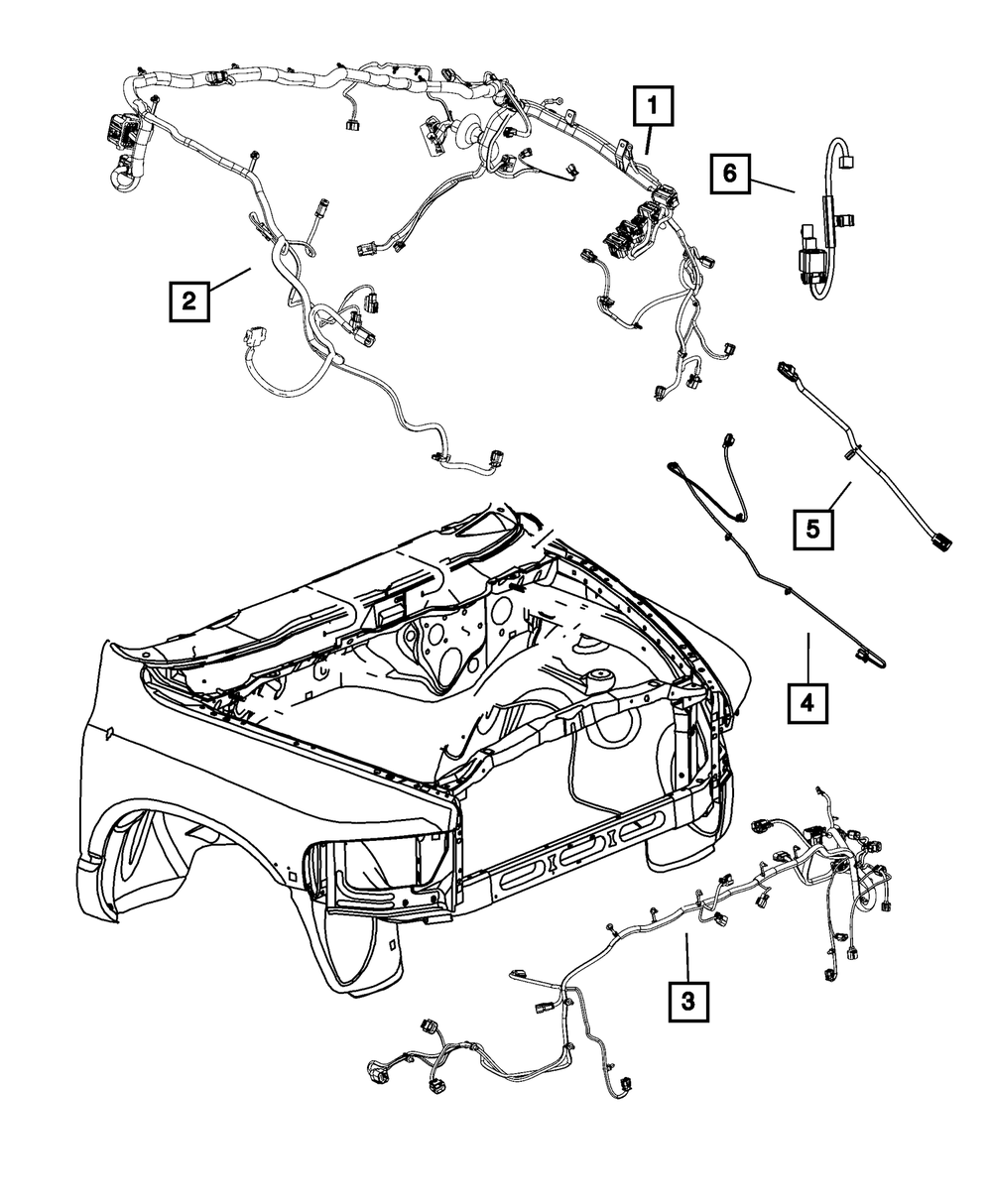 Genuine Mopar Jumper Wiring 68060666AA