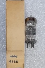 JAN 6135 GE NOS 3 mica Vacuum Tube, TV-7D Tested - will combine shipping