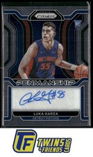 2021-22 Panini Prizm #RP-LGA Luka Garza Rookie Penmanship