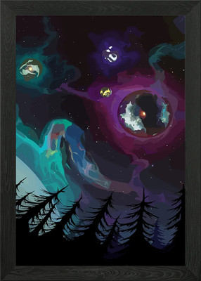 Outer Wilds gerahmtes Wandbild Poster Leinwanddruck Bild