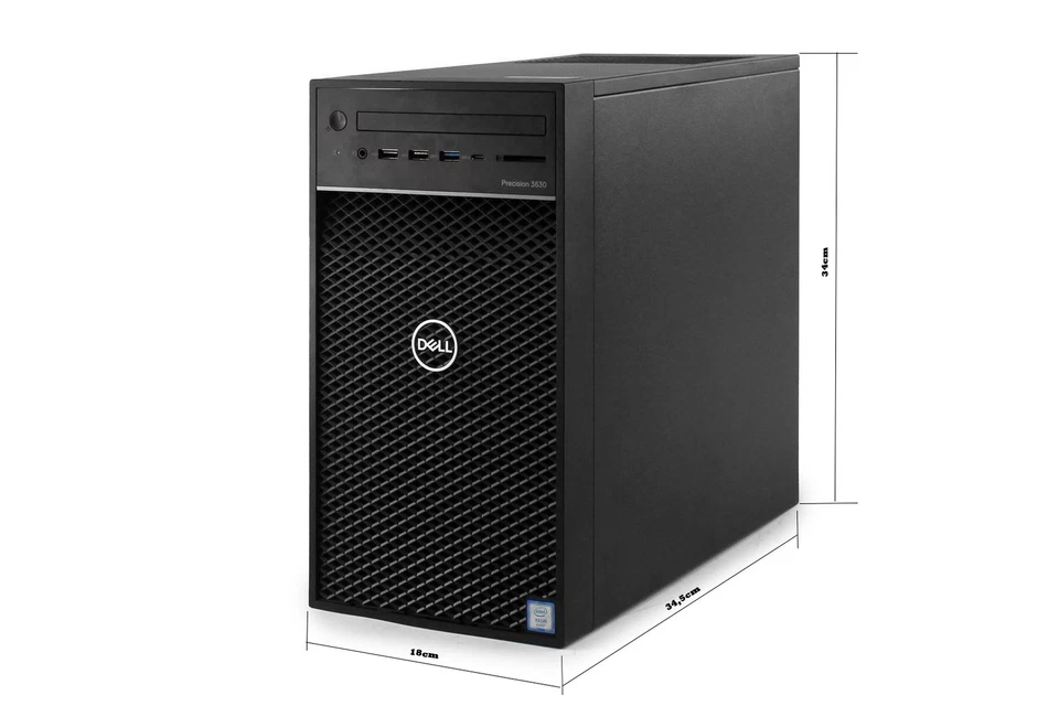 Dell Precision 3630 Tower | Xeon E-2224G 4x 3.50 GHz 2666V | Stock ohne RAM & FP - Bild 2 von 3