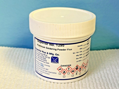 Brazing Flux for Joining Aluminum to Copper No-Clean, PASTE, 4 oz. Jar