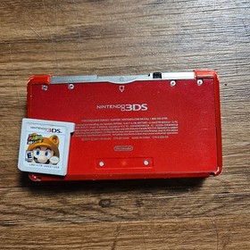 Nintendo 3DS Handheld Console Super Mario 3D Land Game CTR001 Working No Charger