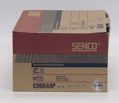 Senco 3/8" Crown 22g Staples 3/8" leg - SFW09 - c06baap - Picture 1 of 1