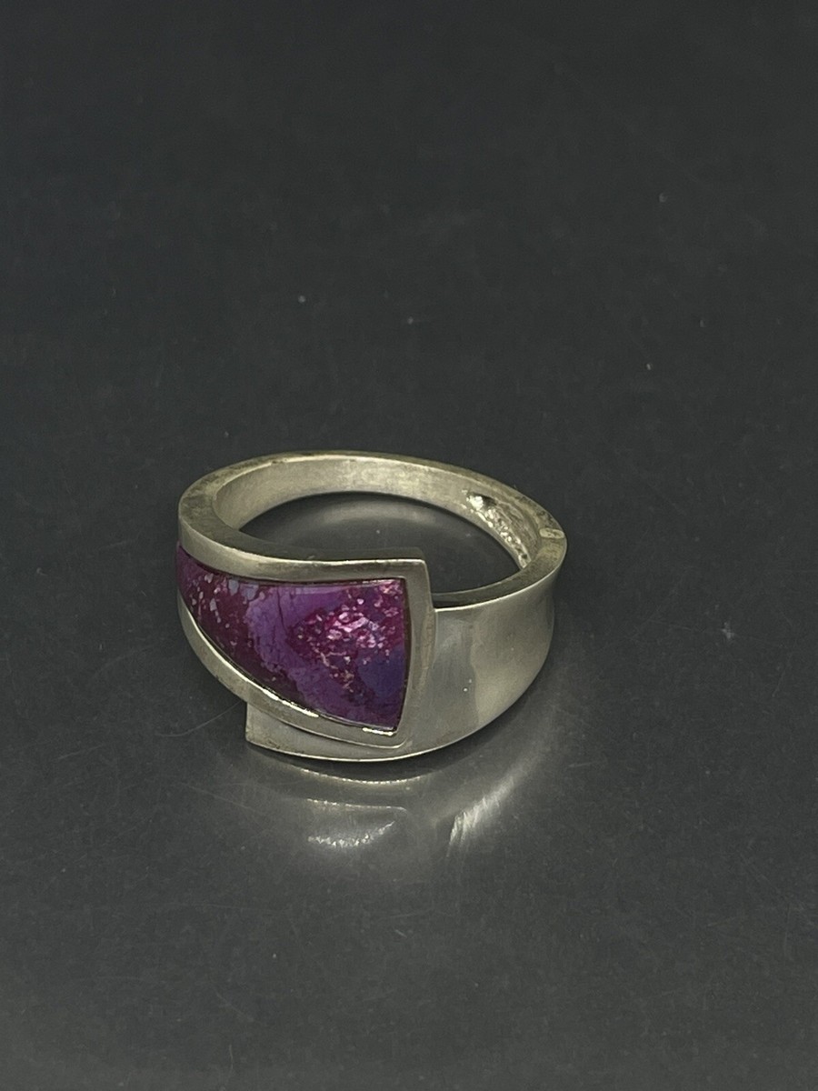 Jay King Signed DTR Sterling Silver 925 Purple Sugilite 7.25