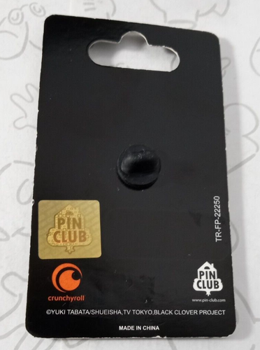 Black Clover Chibi Yuno Grinberryall Crunchyroll Enamel Lapel Pin Club - Picture 3 of 3