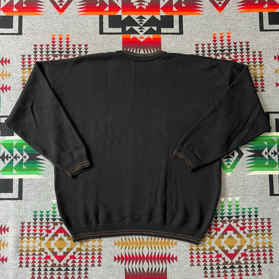 Vintage Tundra Sweater Men’s XL 3D Knit Wool Cosby Coogi Style Pullover C3 - Image 2 of 4