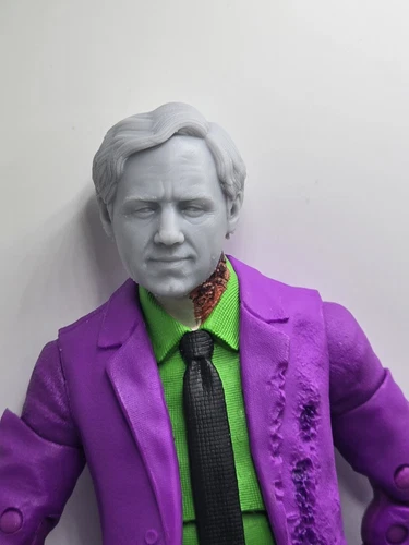 3d Printed LEX LUTHOR HACKMEN Head#1  1:10 7" SELECT  DC MULTIVERSE