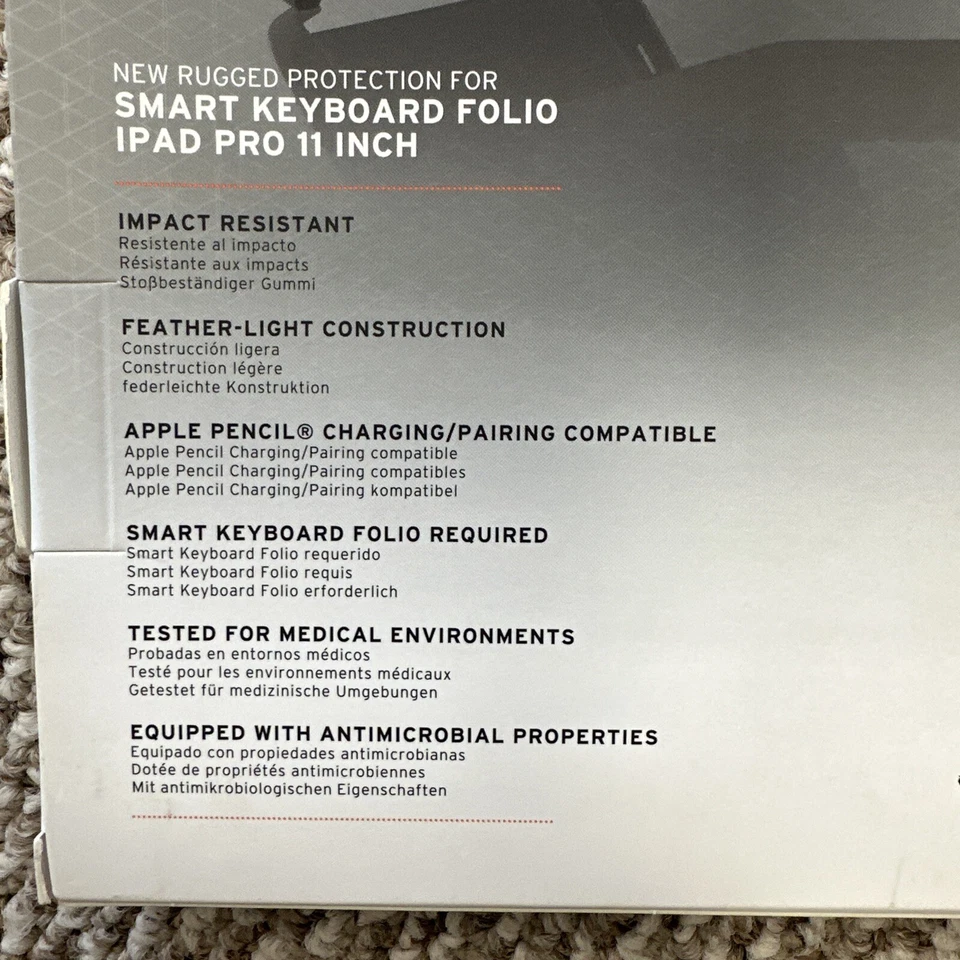 New iPad air 10.9 4th iPad Pro 11 Inch 2nd Gen UAG Smart Keyboard Folio Scout - Image 4 of 4