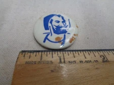 Zig Zag rolling paper Button Pin 1970 hippie joint vintage Greenwich Village