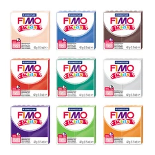 Genuine FIMO® Kids Polymer Modelling Oven Bake Clay 42g * 20 Different Colors