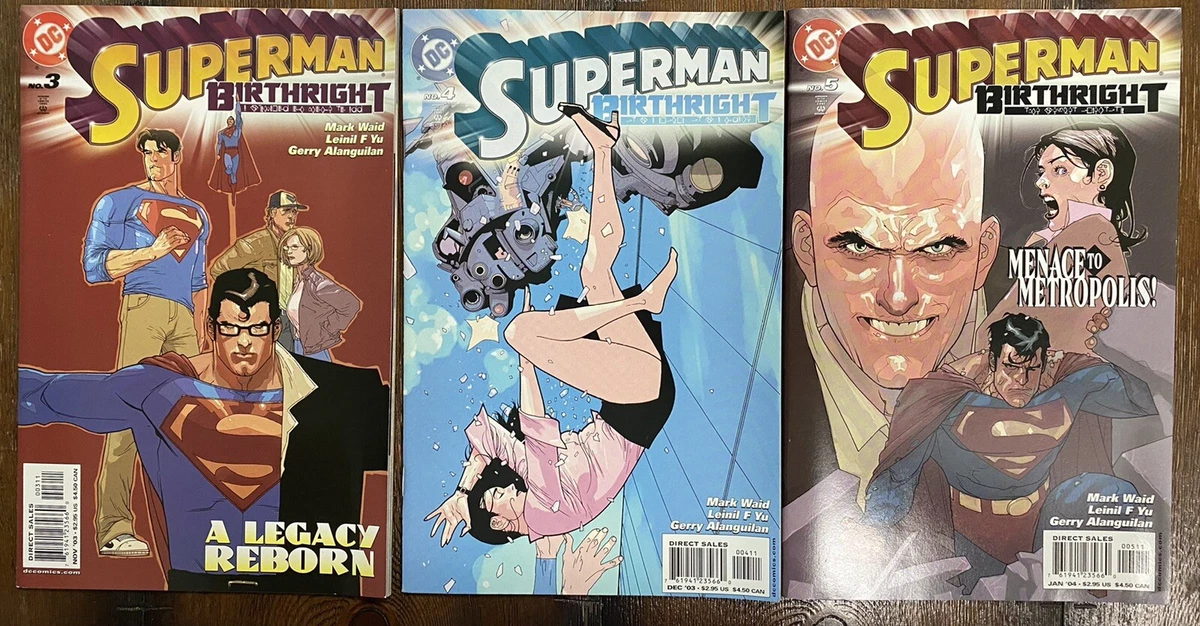 DC Superman Birthright #3,4,&5