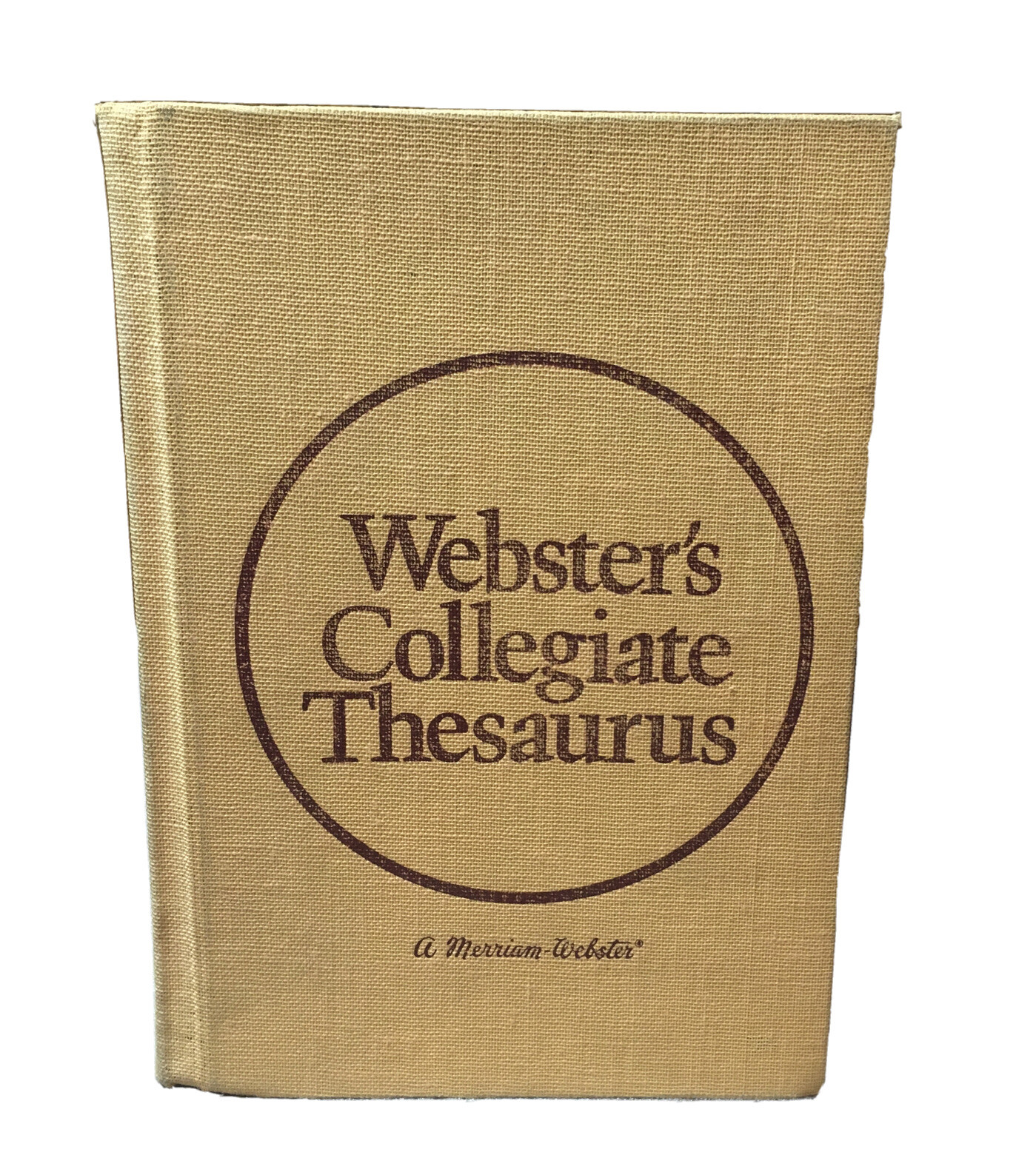 Vintage Websters Collegiate Thesaurus 1976 Merriam Webster Vintage websters collegiate thesaurus 1976 merriam webster