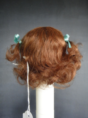 Extension Cheveux Perruque De Poupée Ancienne En Mohair