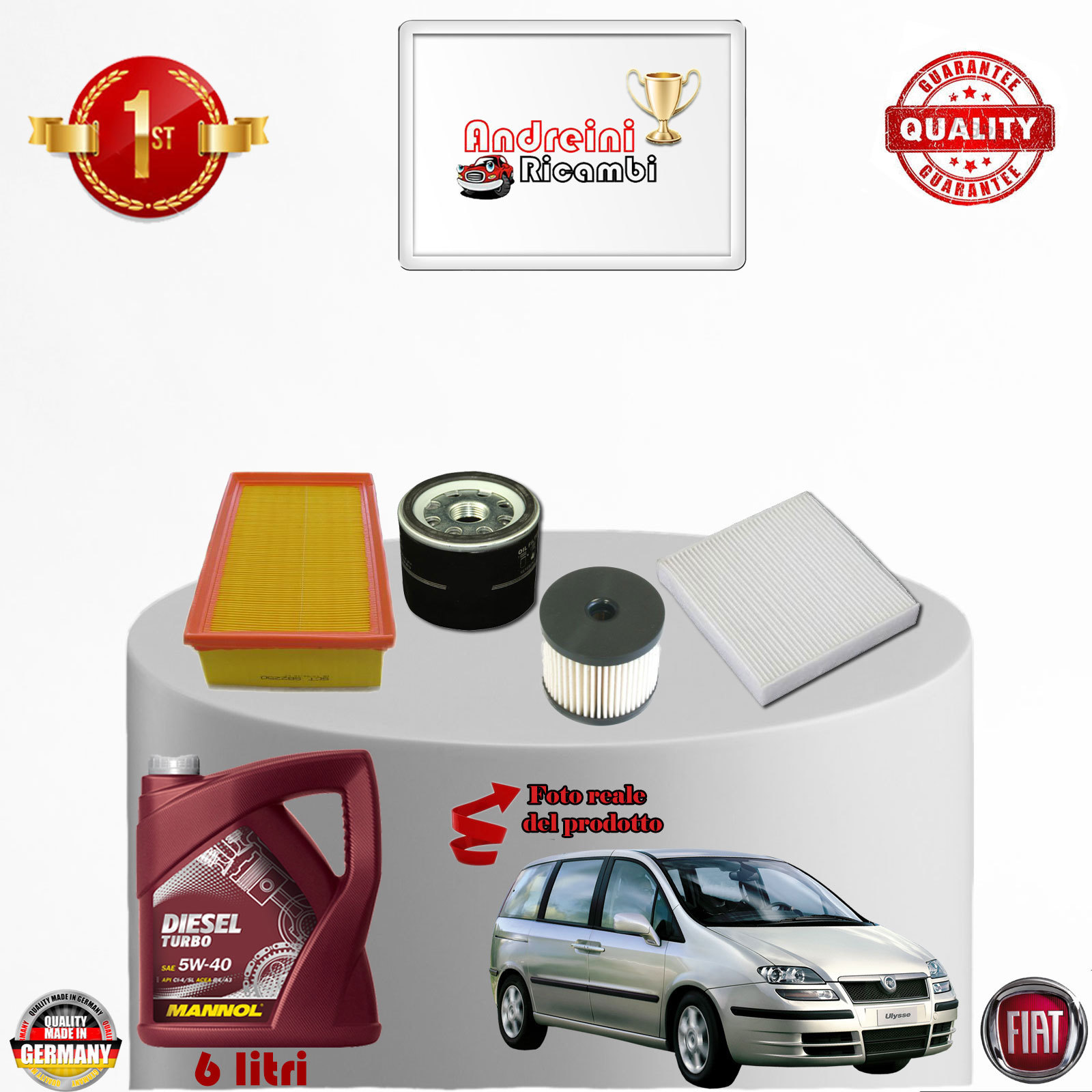 Kit Tagliando Citroen C3 II 1.2 VTI - Filtri + Olio 5W30, 4 Litri, Per Modelli Dal 2012 - Foto 13