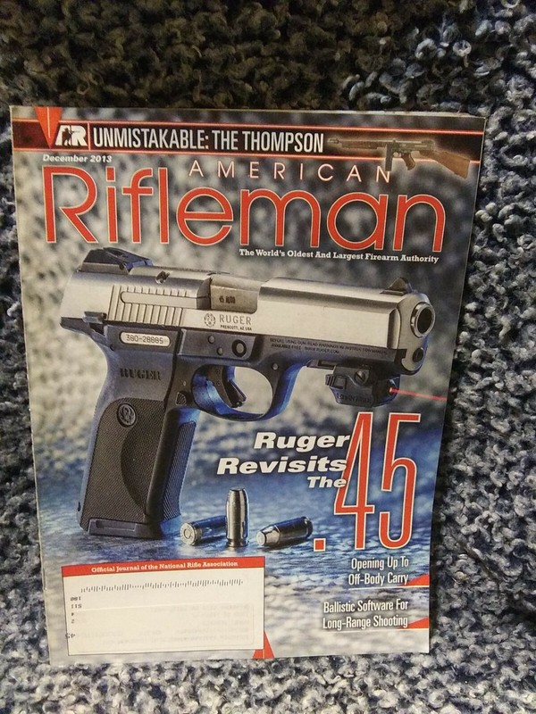 AMERICAN RIFLEMAN MAGAZINE COPY DECEMBER 2013