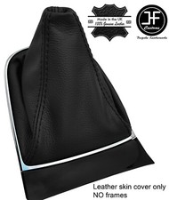 SCHWARZ FADEN LEDER SCHALTMANSCHETTE SCHALTSACK F?R OPEL MOKKA 2012-2018