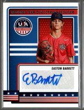 2023 USA Baseball Stars and Stripes National Team #5 Easton Barrett Auto