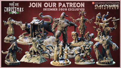 Dark Christmas by Clay Cyanide | D&D | DnD | Pathfinder | Print on Demand