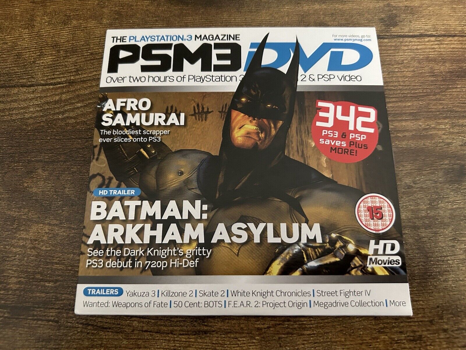 RARE BATMAN ARKHAM ASYLUM PLAYSTATION 3 PAL VERSION PROMO DVD