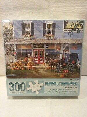 NEW Jigsaw Puzzle 300 Large Pieces Bits and Pieces MARKET DAY 18